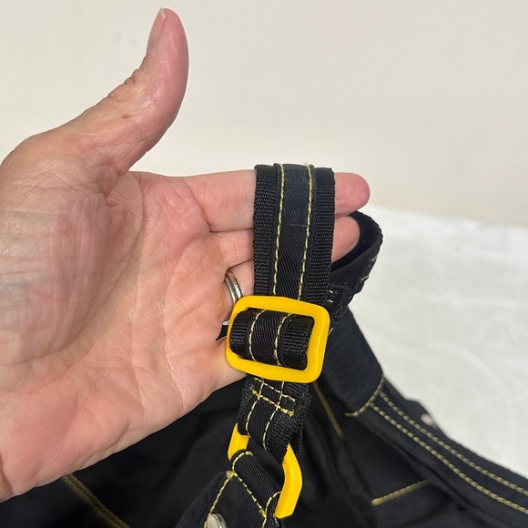 Nine West Black and Yellow Shoulder Bag Tote - Picture 12 of 16